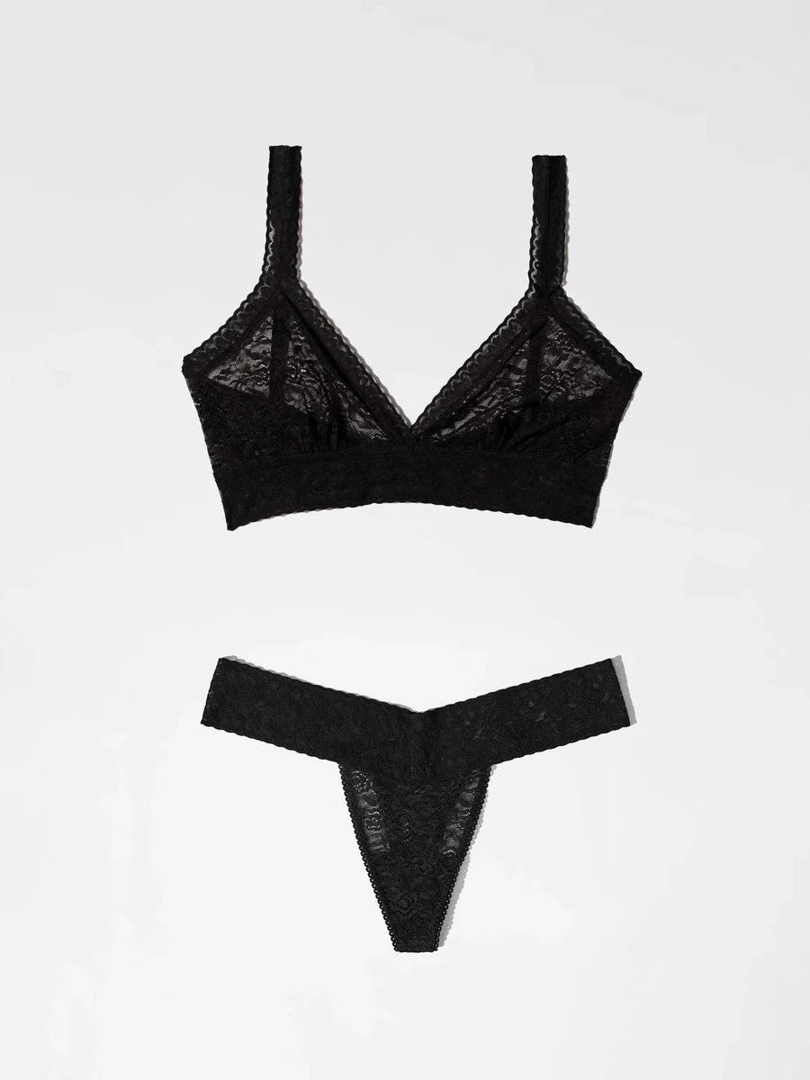 Tanga de encaje + Bralette